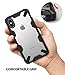 Ringke Fusion X Compatible with iPhone Xs Case, Compatible with iPhone X Case, Military Drop Defense Cover - Black