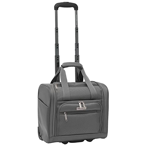 Travelers Club Riddock Luggage and Travel Accessories, Charcoal, 14-Piece Set