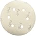 POWERTEC 180 Grit, 25 PK, 6 Inch Sanding Discs – Hook and Loop, 6-Hole Aluminum Oxide Orbital Sander Pads, Woodworking & Paint Round Sandpaper for Random Orbital, Air, Pneumatic & DA Sanders (45218)