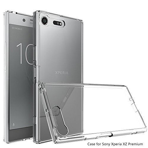 Sony Xperia XZ Premium Case[Crystal],Ucc Crystal Clear,TPU Bumper Ultra Slim Protective Case with Anti-Scratch for Sony Xperia Premium (Crystal)