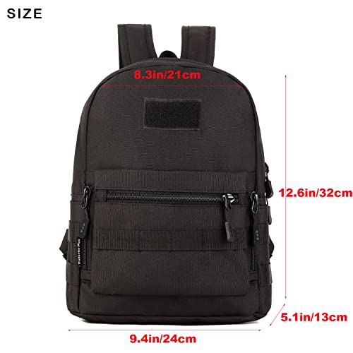 10L Mini Backpack Military MOLLE Tactical Backpack Rucksack Travel