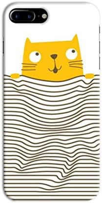 Fundook® Designer Printed Back Cover/Hard Case for Apple iPhone 8 Plus (Cat Under Sheet Designs/Comics/Cartoons/Superheroes) - J262