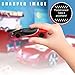 SHARPER IMAGE Miniature Toy RC Italia Sports Car 1:50 Scale Luxury Cars-Inspired Design with LED Headlights & Brake Lights, Red and Black, Long Range 2.4 GHz Frequency Remote Control