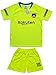 BIRDBOX Youth Sportswear Barcelona Leo Messi 10 Kids Away Soccer Jersey/Shorts Bag Keychain Football Socks Set (Away (New), 7-8 Years)