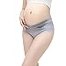 Uniwit 4 Pack Cotton Soft Maternity Pregnant Mother Panties Lingerie Briefs Low-Waist Underwear Underpants, (red/Rose Red/Gray/Champagne Gold),Label L / US S