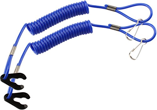image for KeylessOption PWC Jet Ski WaveRunner Key Lanyard Stop Kill Switch Safe