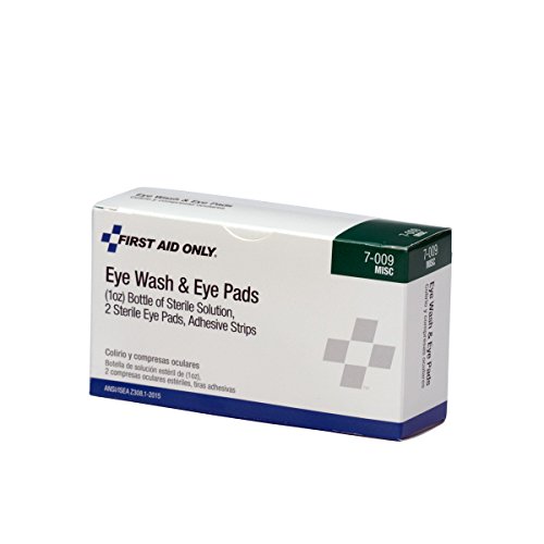 PacKit 7009 5Piece Eye Flush Kit with 1 Oz. Eye Wash Solution, 2 Eye