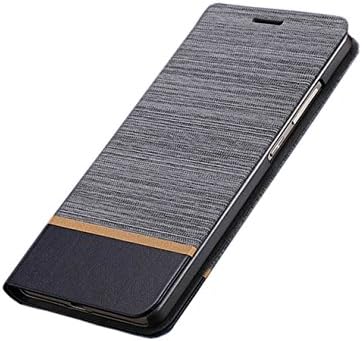 AModern HTC U12 Case, Ultra Slim fit, Kickstand, Card Slot, TPU Bumper, Anti-Scratch, Flip Leather PU Wallet Case for HTC U12 (Gray)