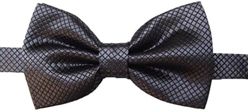 20 Color Solid Silk Blue Bow Tie Set Men Wedding Necktie (Q)