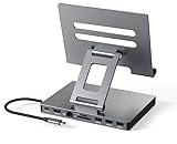 iPad Pro USB C Hub Stand, 9-in-1 Adapter for iPad