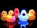 Electronix Express Pack of 5 Light-Up Rubber Duckies - Illuminating Color Changing Rubber Ducks