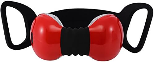 Wireless Intelligent Back Massager with Heat, Portable USB Rechargeable Neck Massager Relieving Muscle Pain for Home Office and Car Red