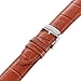 Hadley-Roma Men's MSM898RR-200 20-mm Tan Alligator Grain Leather Watch Strap