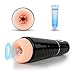 Sucking Male Masturbator Cup with 5x10 Suction Vibration Functions for Blended Orgasm, PALOQUETH Ultra-Soft Detachable Stroker Rechargeable Adult Sex Toy for Men Masturbation