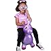 WADDLE Bouncy Hopper Inflatable Hopping Animal, Indoors and Outdoors Toy for Toddlers and Kids, Pump Included, Boys and Girls Ages 2 Years and U (Purple Unicorn)