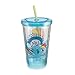 Vandor 42188 My Little Pony 16 oz Plastic Travel Mug and 18 oz Acrylic Travel Cup with Lid and Straw Set, Multicolor