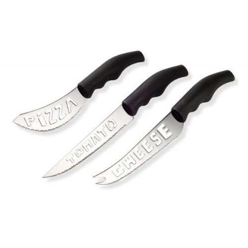 Gourmet Specialty Knives-3 Piece Tomato, Cheese, Pizza-