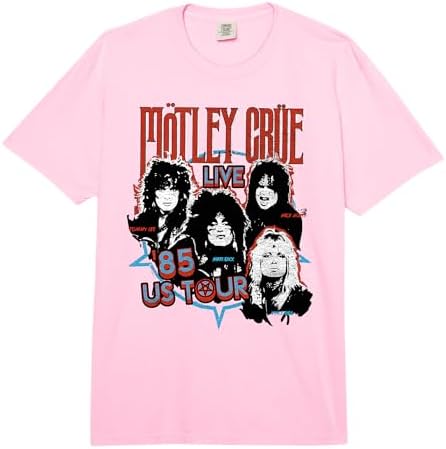 Amazon.com: Motley Crue Men's World Tour Vintage T-Shirt X-Large