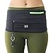 Running Belt, Money Belt, Wide Waist Pack, Fitness Flip Belt, Insulin Pump Belt with Sweatproof pocket - Fits iPhone plus - Includes Free Flashlight - Available in Plus SIzes