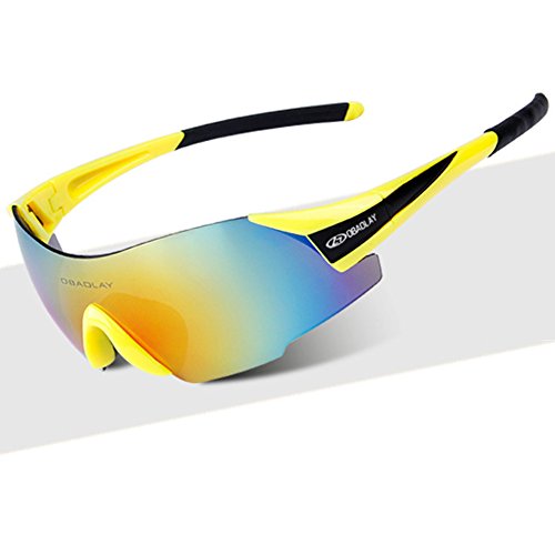 My.Monkey Outdoor Cycling Goggles Fashion Rimless Polarized Sport Sunglasses(C7)