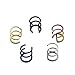 CrazyPiercing 5PCS Piercing Women Girls Men 16G Stainless Steel Non-piercing Fake Lip Nose Ring Clip-on Cartilage Septum Earring Hoop (3 Layer)