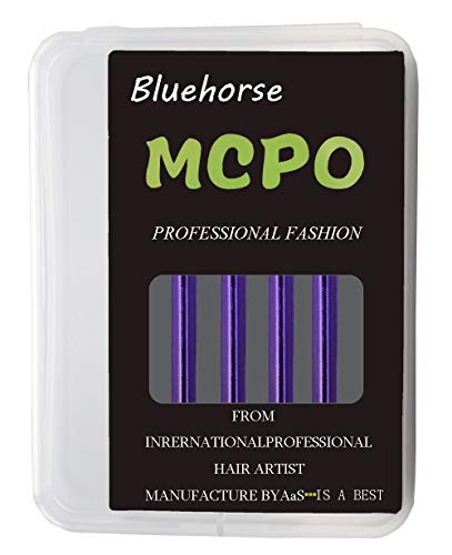 Hair Duckbill Clips for Women, 12 Pcs Professional Rustproof Metal Hair Styling Clips Hair Clip Set, 3.7 Inches Durable Salon Hair Clips Styling Tools for Salon, Personal &thick Hair (Purple)