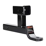 HiTow Multi-Use Trailer Ball Mount 2" Receiver Dual Hitch Extension (GTW 5,000 lbs)