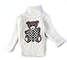 MIQI Boys Christmas Turtleneck Sweater Kids Knit Sweater for Girls
