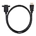 Bluwee 3FT HDMI Extension Cable, High Speed HDMI Male to Female, Gold Plated Plugs, Supports 4K, 3D, HDCP Compliant, Black