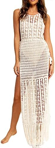 white crochet dress amazon WHITE VANILLA HANDMADE MAXI CROCHET DRESS | CULT MIA