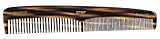 Kent - The Handmade Comb - 192 mm Large Coarse and Fine Toothed Comb Sawcut 9T