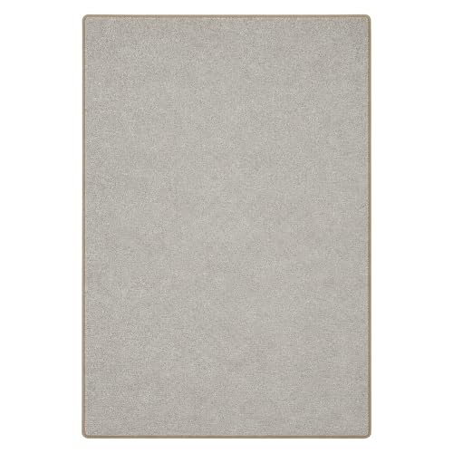 casa pura Teppich Läufer London - Meterware - Teppichläufer für Wohnzimmer, Flur, Küche - Flacher Schlingenflor (Beige - 66x900 cm)