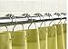Shower Curtain Hooks Decorative - Squeeze to Open & Close Ring - 12PK - Won't Fall Off the Rod - Rustproof - Free Bathroom and Shower Remodeling Ideas E-book Bonus,