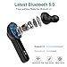 Ephram K8 Latest Bluetooth 5.0 True Wireless Earbud with Portable Charging Case,in-Ear TWS Single Right Ear Headset,Lightweight 5g,Built-in Mic Headphone,Sports Earphone,18 Hours Total Playtime,Black
