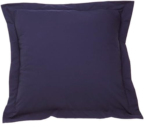 Ethereal Bedding Bedding 400 Thread Count 2 PCs Oxford Pillow Shams Euro Size (65 cm x 65 cm)/(26"x26" inches) Navy Solid 100% Cotton