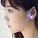 AYAMAYA LED Earrings Color Changing Decoration, 1 Pair Light Up LED Earrings Studs Glowing Flashing Stainless Steel Earrings Studs Dance Party Accessories for Men Women