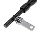 Weka EDC Fire Starter Nano Striker XL Ferrocerium Rod Ultra-Portable Survival Tool 3000 Fire-Starting Strikes Black