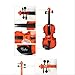 PIXNOR Violin Toy Mini Music Violin Wonderful Gift Kids Toy