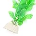 uxcell 3-Piece Fish Tank Artificial Plants, 10.6-Inch, Green