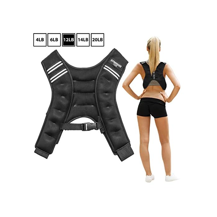 Synergee Weighted Vest Infinity Vest Workout Equipment Body Cardio