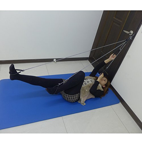 KY63023 Fitness Pilates Door Knob Rope Exerciser Outdoor