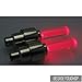 CAETLEÂ 2 PCS Red LED Flash Tyre Wheel Valve Cap Light for Car Bike Bicycle Motorbicycle Wheel Light Tire Light