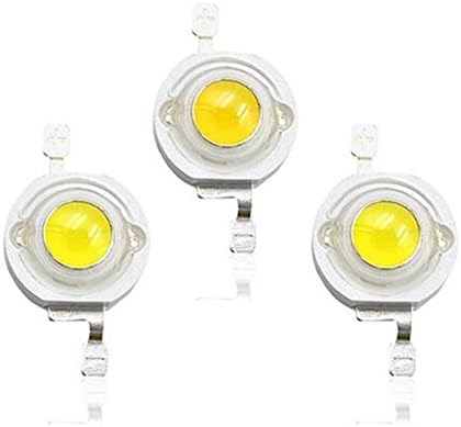 QIXINSTAR 100Pcs/lots Warm White Real Full Watt 1W High Power LED lamp 100-110LM SMD Chip LEDs light Diodes For 3W-18W Spotlight Bulb