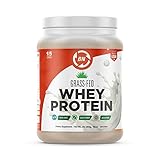 Grass Fed Whey Protein - 100% Pure, Natural & Raw – 24g High Protein - 1lb/15 Servings - Cold Processed Undenatured - Non-GMO - rBGH - High Quality Wisconsin USA