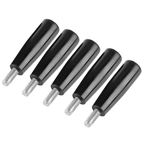 Garosa 5Pcs Revolving Handles, M8 * 63 Revolving Bakelite Handle, Thread Milling Machine Replacement Accessory
