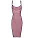 Beateen Women's Deep V Bandage Spaghetti Strap Dress BT14204