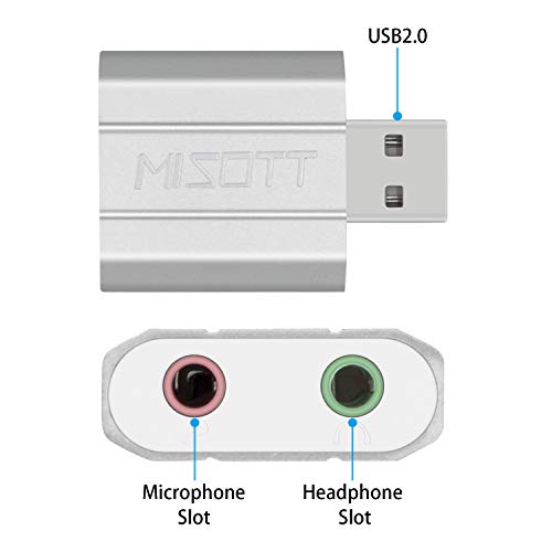2 Adapter+External+Headphone+Microphone+Aluminum