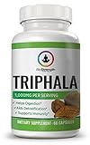 Best Quality Triphala - 1000mg Per Serving - Made In USA - 60 Vegetarian Capsules - By BioStrength Nutrition