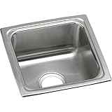 Elkay Lustertone LFR1515 Single Bowl Top Mount