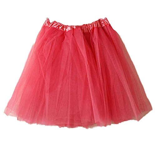 iYBUIA Candy Color Women Mesh Ballet Tutu Layered Organza Lace Mini Skirt